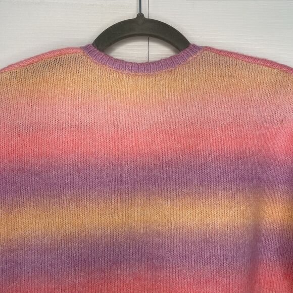 Lilly Pulitzer Yummy Melon Spacedye Chiya Sweater Pink/Purple/Yellow Siz… - Picture 7 of 12